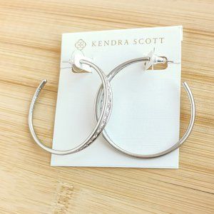 Kendra Scott Selena Hoop Earrings in Silver